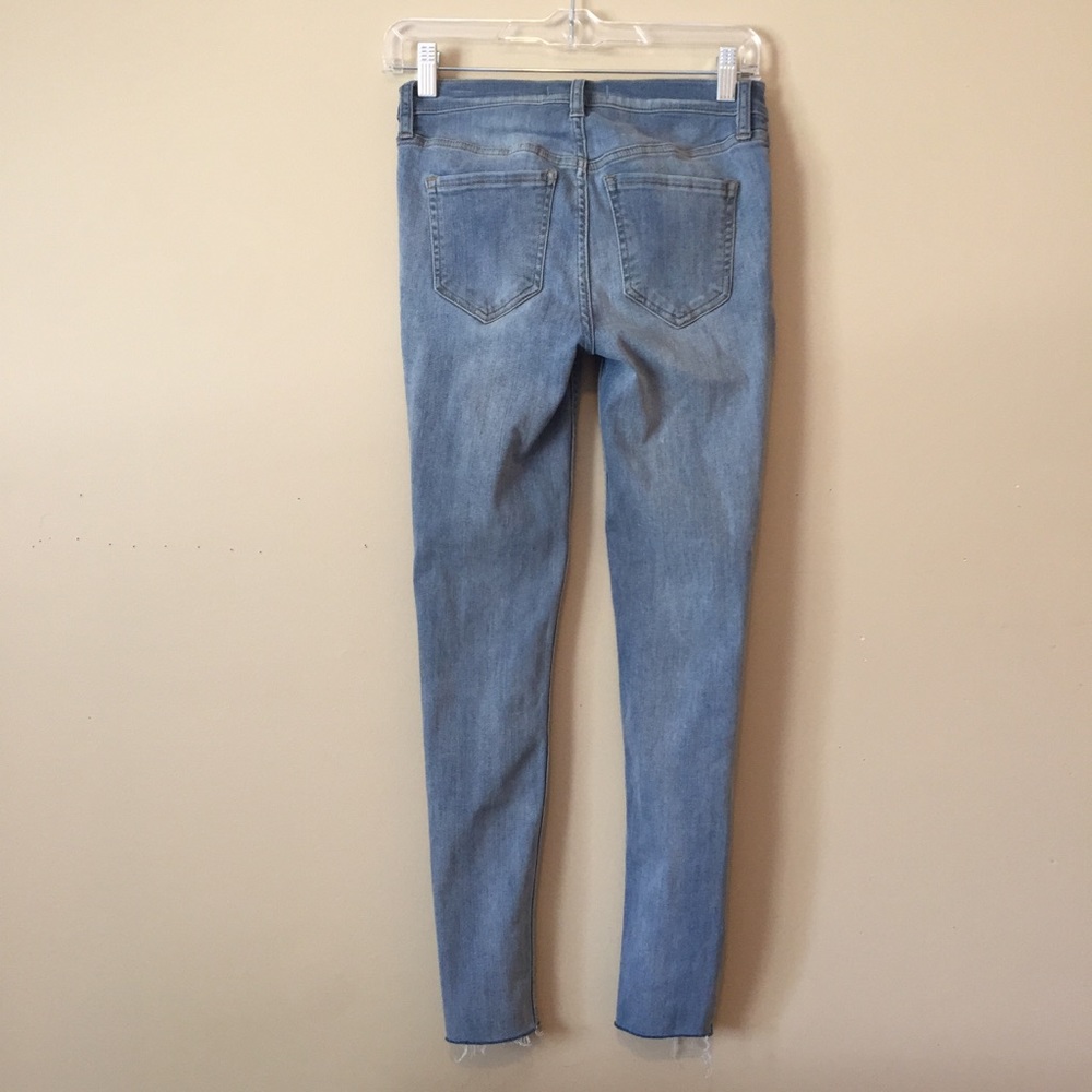 Free People Reagan Raw Hem Skinny Jeans - Picture 5 of 8